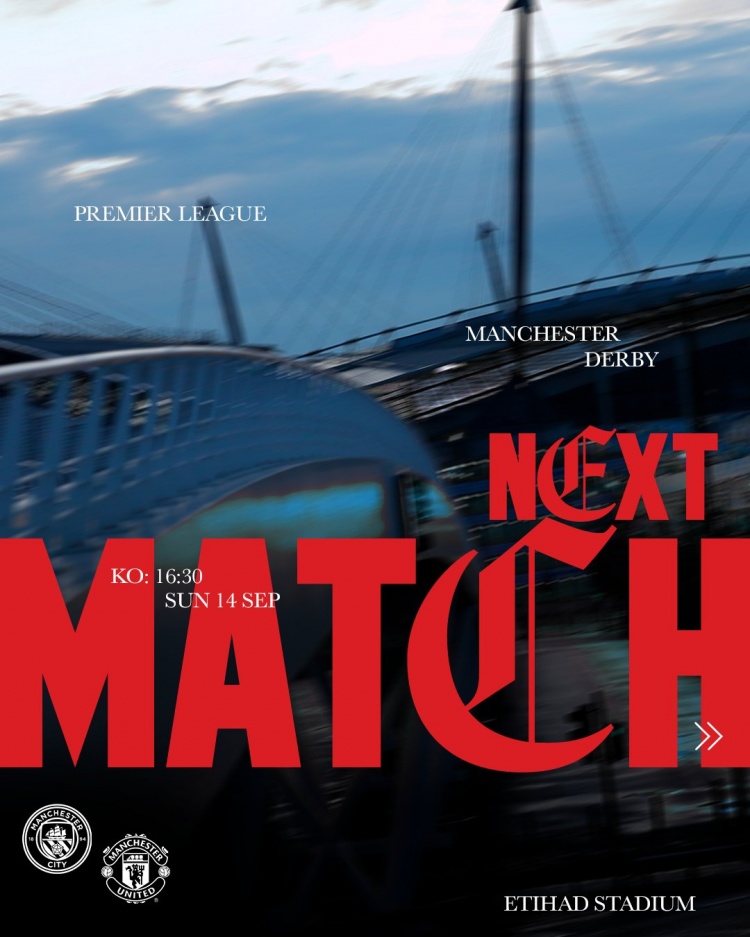 开云下载-曼城官方预热同城德比，发布焦点对决宣传海报
